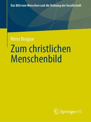 cover image of Zum christlichen Menschenbild